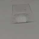 50Pcs Square Mini Plastic Dessert Cups,3.5Oz Clear Plastic Parfait Appetizer Cup for Desserts, Appetizers, Ice Cream