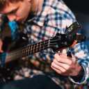 Clip-On Tuner for Guitar, Bass, Ukulele, Violin, Viola, Chromatic Tuning Modes, 360 Degree Rotating, Fast & Accurate, Easy to Use