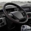 18 Inch Leather Steering Wheel Cover for Freightliner Cascadia, Kenworth T680/T880, Peterbilt 579 & Volvo VNL | Freightliner Cascadia, Kenworth T680/T880, Peterbilt 579, Volvo VNL