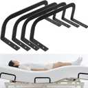 KOXHERO Mattress Retainer Bar Bracket Holder 4Pcs  Keeps Mattress from Sliding on Platform, Adjustable & RV Beds