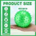 Jerify Knobby Balls Bouncy Spiky Sensory Ball Bulk Soft Inflatable Massage Stress Plastic Toy for School Party Play Indoor Outdoor
