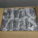 Solar Post Cap Lights, 12-Pack Upgraded Outdoor Deck Fence Post Solar Lights for 4x4 5x5 Wood/Vinyl Posts, IP65 Waterproof, 10-12 Hours Warm/Cool White Glow for Garden/Patio/Porch - Black