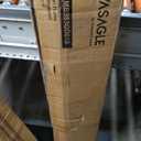 VASAGLE Twin Bed Frame with Upholstered Headboard, Metal Bed Frame Twin Size with Footboard, 550 lb Weight Capacity, Steel Slats, Easy Assembly, No Box Spring Needed, Dove Gray URMB983G01V1