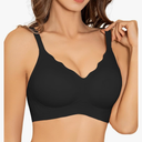 Wireless Bras for Women No Underwire with Support -2XL Seamless Bralettes Everyday Full Coverage Comfort Tshirt Bra,