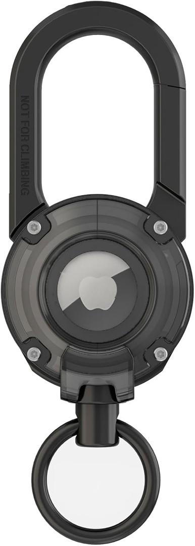 Heavy Duty Carabiner Keychain with AirTag Holder,Alloy Car Fob keychain with AirTag Holder,Sturdy Scratch-Resistant Key Holder with AirTag Case, for Apple AirTag, Keys,Badges Heavy Duty Carabiner Keychain with AirTag Holder,Alloy Car Fob keychain with AirTag Holder,Sturdy Scratch-Resistant Key Holder with AirTag Case, for Apple AirTag, Keys,Badges