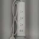 Kasa Smart Plug Power Strip KP303, Surge Protector with 3 Individually Controlled Smart Outlets and 2 USB Ports, Works with Alexa & Google Home, No Hub Required, White