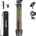 71 Camera Tripod Aluminum Tall Tripod Stand Compatible with Canon Nikon with Wireless Remote Phone Holder and Bag Max Load 6.6 LB VT-831HYS