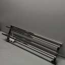 Self-Adhesive Wall-Mounted Towel Rack, 304 Stainless Steel Double Towel Rail Holder, Bathroom Accessory