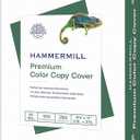 Hammermill Cardstock, Premium Color Copy, 60 lb, 8.5 x 11 - 1 Pack (250 Sheets) - 100 Bright, Made in the USA Card Stock, 122549R , White