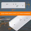 5" Jack Plates for Outboard Motor Aluminum Jack Plate Extension Set For Port + Starboard To Raise The Motor Higher