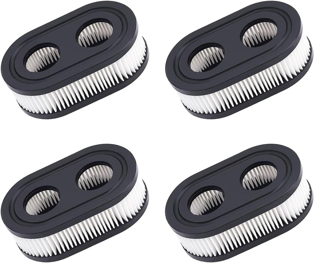 593260 Air Filter with Pre Filter and Spark Plug Fits for B&S 725EX 625EX 575EX 550EX 525EXI Engines, Air Filter Parts for Toro Recycler 22 and Troy Bilt Lawn Mower (4 Pack-1)