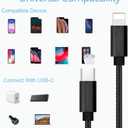 2 x RoFI USB-C to Phone 11 Charger Cable [2 Pack 2 Feet] Power Delivery Fast Charging Nylon Braided Charger Compatible for Phone 12/11 Pro Max XR Xs Max X 8 Plus 8 (2 Feet, 2 Pack Dark Blue)