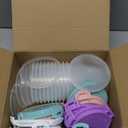 10 Pcs Overnight Oats Containers with Lids 24 oz Leak Proof Oats Jars Reusable Plastic Food Storage Meal Prep Container for Yogurt Cereal Soup Milk Salad Dishwasher Safe