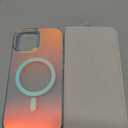 LONLI Hue - Magnetic Case for iPhone 15 - [Compatible with Magsafe] - [360° Shock-Absorbent Bumper] - [Cute and Unique Phone Cover for Girls and Women] - Fluorescent Holographic Iridescent