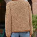 PRETTYGARDEN Women's Faux Fur Coat 2026 Fall Fuzzy Fleece Button up Shearling Cropped Jackets Winter Trendy Outerwear