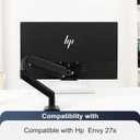 Monitor Arm/Mount VESA Bracket Adapter Compatible with hp Envy 27s VESA 100 * 100mm 75 * 75mm black