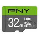 PNY 32GB Elite Class 10 U1 microSDHC Flash Memory Card - 100MB/s Read, Class 10, U1, Full HD, UHS-I, Micro SD (Pack of 1)