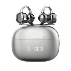 Open Ear Earbuds 5.4 Earphones Lightweight Comfort Headphones(Sliver)