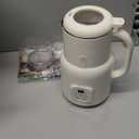 Automatic Nut Milk Maker, 20oz Homemade Almond, Oat, Coconut, Soy, Plant Based Milks and Non-Dairy Beverages with Delay Start/Keep Warm/Self-Cleaning/Boil Water, White