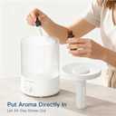 MegaWise 3.5L Cool Mist Humidifier  Whisper-Quiet Ultrasonic Vaporizer for Baby Nursery, Bedroom & Office | Top-Fill Design, Essential Oil Diffuser, Easy to Clean, 7-Color Night Light, Auto Shut-Off