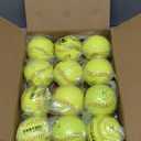 PHINIX Slow-Pitch Split Leather Softballs Professional Quality Practice Competitions (12 Inch, Box of 12)