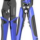 Wire Stripper and Crimping Tool,AWG 24-10 Automatic Stripper Tool with AWG 22-10 Ratchet Wire Crimper For Heat Shrink Connectors and Insulated Terminals, 3 in 1 Stripping/Cutting/Crimping