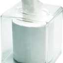 Square Clear Acrylic Tissue Box Covers, Big Bathroom Facial Napkin Box Holders, Table Clear Dryer Sheet Dispenser for Bathroom, Kitchen and Cars