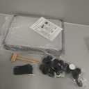 20 Panels Small Animals Playpen, 48" x 24" x 16" Transparent Pet Playpen with Waterproof Mat, Portable Plastic Enclosure Cage for Chicken/Guinea Pigs/Bunny/Ferrets/Hamsters/Hedgehogs Indoors Outdoor