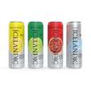 Icelandic Glacial Sparkling Water, Unflavored, 330 ml / 11.1 Fl Oz Cans (Pack of 10)