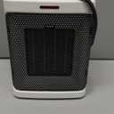 Pro Breeze Space Heater – 1500W Portable Electric Heater for Indoor Use, Ceramic Heater with Adjustable Thermostat, Small Heater for Home, Bedroom, Office, Garage with 3 Operating Modes - White