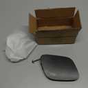 Car Front Bumper Tow Hook Cover Compatible with Toyota Prius 2019 2020 2021 2022 Trailer Cover Cap 52128-47910 Small Lid Towing Eye Cap Unpainted (Unpainted left Driver Side)