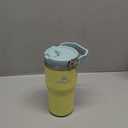 Stanley IceFlow Flip Straw Tumbler with Handle 20 oz | Twist On Lid and Flip Up Straw | Leak Resistant Water Bottle | Insulated Stainless Steel |BPA-Free | Pomelo