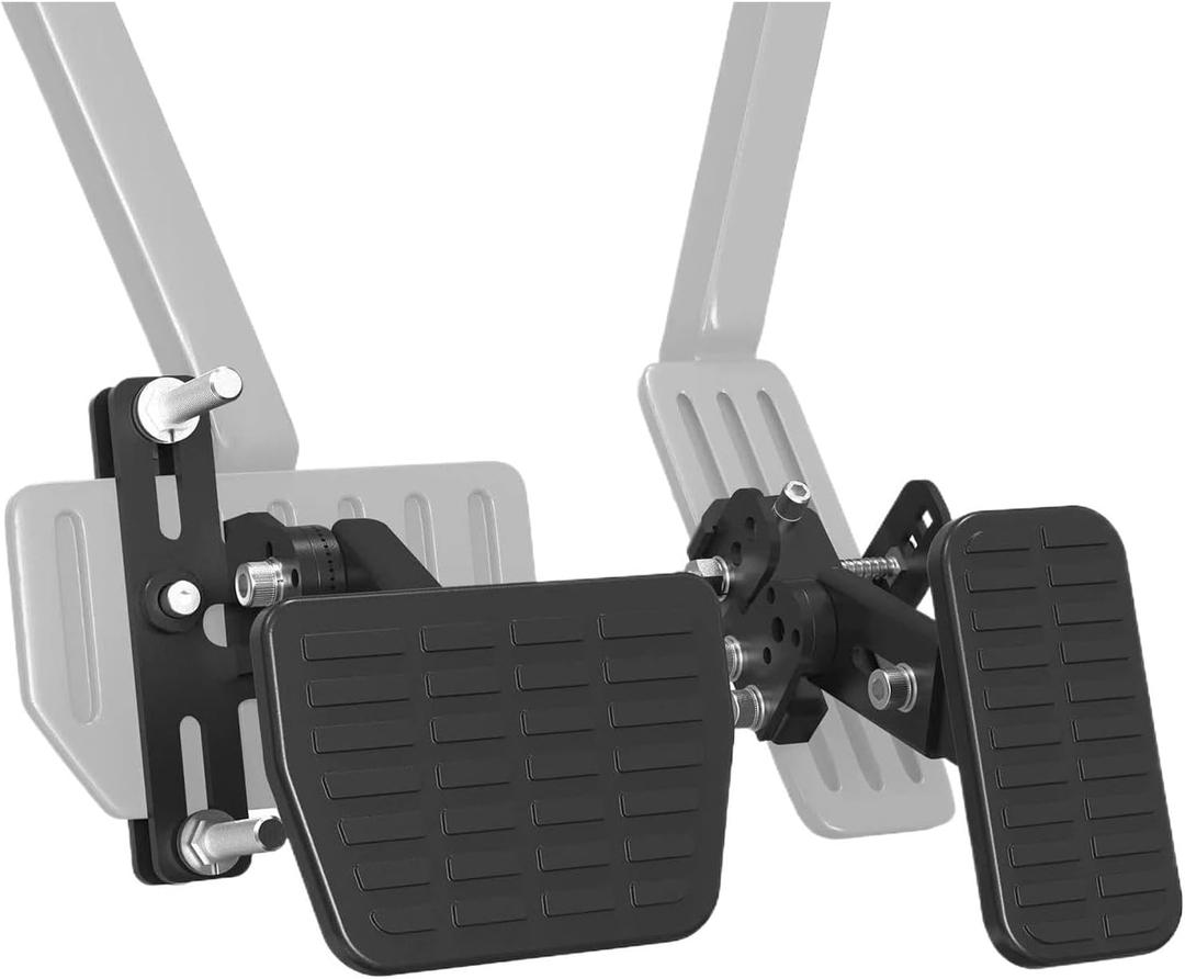 Gas Pedal Extender with Adjustable Length and Angle, Pedal Extenders for Short People, Universal Anti Slip Accelerator Pedal Extenders for Cars, Go Kart, Golf Carts, Ride on Toys