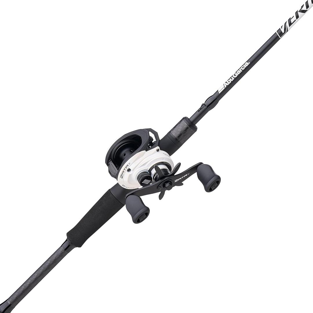 Abu Garcia Veritas Low Profile Baitcast Reel and Fishing Rod Combo (7' - Medium Heavy - 1pc - Right - Handed)