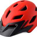 Kids Bike Helmet,Bavilk Kids Boys Girls Bike Helmets with LED Light Detachable Visor Children Youth Teen Multi-Sport for Skating Cycling Scooter Skateboard Adjustable & Lightweight 19.7"-22.4"
