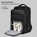 Travel Laptop Backpack for Men Expandable Business Backpack Fits 17-inch Laptop with USB Charging Port Waterproof Durable Computer Bag for Business Travel Work Office College