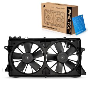 PHILTOP 620422 Radiator Cooling Fan Assembly, Compatible with 2010-2014 F-150, 2010-2017 Expedition(Exc.2014), 2010-2017 Navigator, Replace # BL3Z8C607A, 620422, BL3Z8C607B