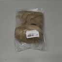 Blonde Wig Short for Kids Girls Wavy Wig with Bangs Child Flaxen Blonde Wigs Synthetic Cosplay Halloween Party Costume Wigs (Flaxen Blonde)