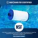 303279 Hot Tub Filter Replaces Filbur FC-2402, 5CH-37, PFF42TC-P4, 78460 and Lifesmart, AquaTerra, Fantasy, Freeflow, Simplicity, Bermuda, Aspire, Azure, Spa Filter 2 Pack