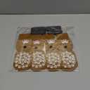 EXPAWLORER Anti Slip Dog Socks to Prevent Licking Paws, Dog Shoes for Hot Pavement, Dog Booties for Medium Senior Dogs, Traction Control Boots & Paw Protectors for Hardwood Floors (Medium (4 Count), Khaki)