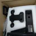 Adjustable Trailer Hitch -Drop Hitch-Tow Hitch with 2.5 inch Receiver-6inch Drop/Rise, 2" & 2-5/16" Ball Hitches for Trucks, 22,000 LBS GTW, Trailer Hitches with Anti-Theft Pin, Black