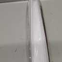 PVC Slide-On Door Bottom | Adjustable Plastic Weatherstrip Door Bottom with Drip Cap | 3 Feet (36-Inch) | for 1 3/4 Doors | White | Fits Gaps 3/8 to 7/8 | Made in The USA