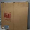 VASAGLE Round Side End Table, 2-Tier Boho Bedside Table with Rattan-Look Storage Shelf, Nightstand for Small Spaces, for Living Room, Bedroom, Home Office, Black Walnut ULET296K01 (15.8"Dia. x 21.9"H)