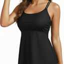 Women Underwire Tankini Top Only - Modest Flowy Bathing Suit Swimsuit Tops with Bra Support No Bottom 2025 (XX-Large, Black)