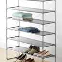 Whitmor Spacemaker 6-Tier Shelves, Gunmetal