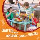 Earth's Best Organic Veggie Puffs for Toddlers 2 Years Old and Up, Cheddar Flavor, 1.55 Ounce Bag (Pack of 4)