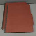 Universal UNV10290 8-Section 3-Divider Pressboard Classification Folders - Letter, Red (10/Box)