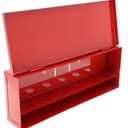 AKW Fire Sprinkler Spare Head Cabinet, 6 Head Box, Red, Organized Storage, Wall-Mounted, NFPA Compliant