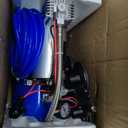 180db Train Horn Kit with 150 PSI Air Tank, Four Trumpet Air horns for Truck, Jeep, Pickup, SUV with 1.6 Gallon Air Compressor Can (Silver truck horn kit)