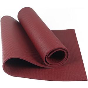 Classic Yoga Mat 0.23 Thick, Extra Long 72-Inch Lightweight Fitness Mat with Non-Slip Grip for Yoga, Pilates, Exercise (red)